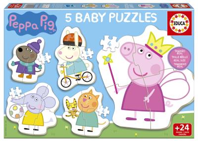 Opakowanie Puzzle Baby 3-5 elementów Świnka Peppa 113782