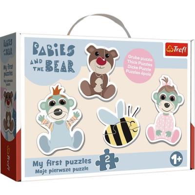 PUZZLE Baby Classic Przyjacielskie Bobaski 36139. Wydawca: Trefl PAP. SmakLiter.pl Opakowanie PUZZLE Baby Classic Przyjacielskie Bobaski 36139