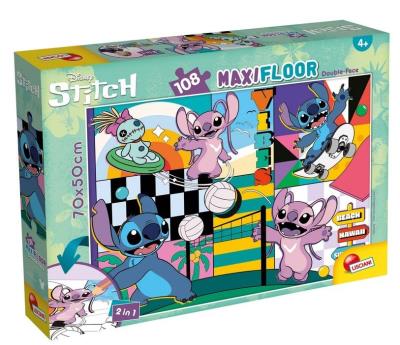Puzzle DF Maxi Floor Stitch 108. Wydawca: Lisciani. SmakLiter.pl Opakowanie Puzzle DF Maxi Floor Stitch 108
