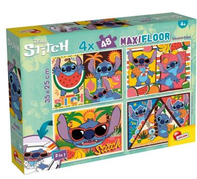 Puzzle DF Maxi Floor Stitch 4x48. Wydawca: Lisciani. SmakLiter.pl Opakowanie Puzzle DF Maxi Floor Stitch 4x48