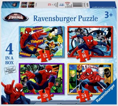 Opakowanie Puzzle dla dzieci 2D 4w1: Ultimate Spiderman