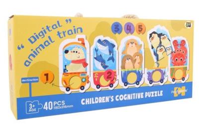 Opakowanie Puzzle dla dzieci edukacyjne pociąg