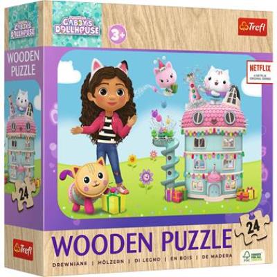 Opakowanie Puzzle drewniane 24 Gabby i przyjaciele TREFL