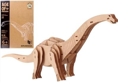 Opakowanie Puzzle drewniane 3D Dinozaur Diplodoukus