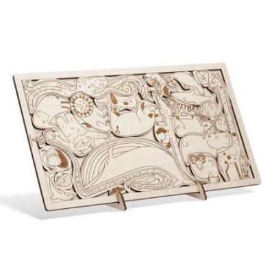 Opakowanie Puzzle drewniane - Abecadło z ZOO wypadło