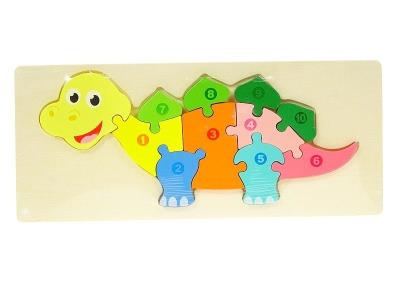 Opakowanie Puzzle drewniane Dino