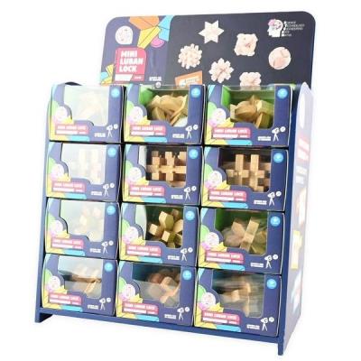 Opakowanie Puzzle drewniane IQ łamigłówki MIX