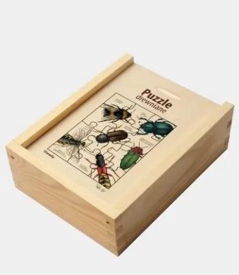 Opakowanie Puzzle drewniane Owady