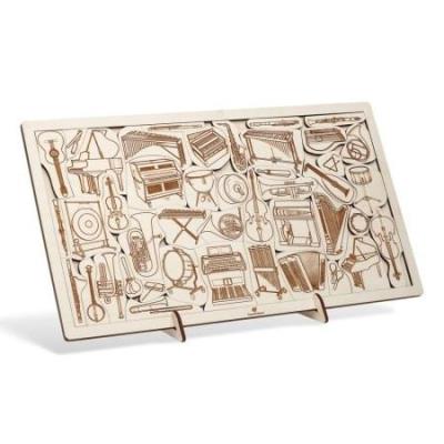 Opakowanie Puzzle drewniane - Wszystko gra Instrumenty