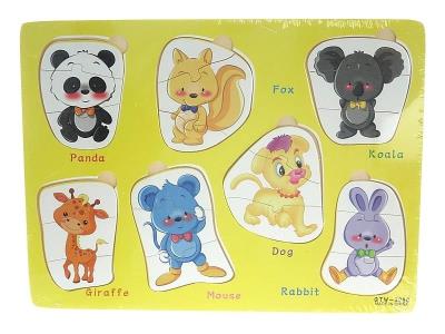 Opakowanie Puzzle drewniane Zwierzęta