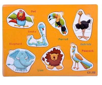 Opakowanie Puzzle drewniane Zwierzęta