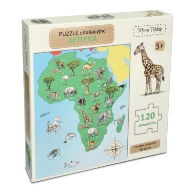 Opakowanie Puzzle edukacyjne Afryka 120el