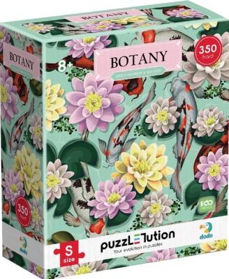 Puzzle Hard-S Botanika: Kwiaty lotosu i ryby. Wydawca: Dodo. SmakLiter.pl Opakowanie Puzzle Hard-S Botanika: Kwiaty lotosu i ryby