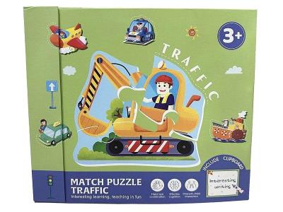 Opakowanie Puzzle i tablica suchościeralna z długopisem