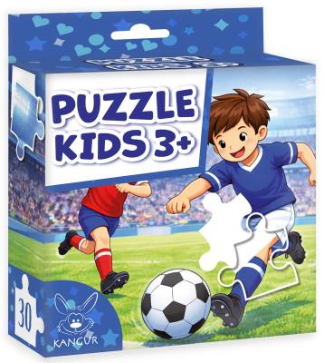 Opakowanie Puzzle Kids 3+ Piłkarze 30 elementów
