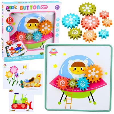 Opakowanie Puzzle kreatywne geometryczne koła zębate 25el.