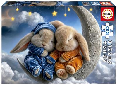 Opakowanie Puzzle Króliczy sen 100 el 114068