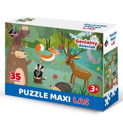 Opakowanie Puzzle maxi 35el las