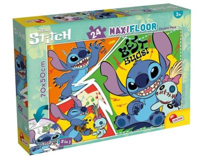 Puzzle Maxifloor 24 Stitch. Wydawca: Lisciani. SmakLiter.pl Opakowanie Puzzle Maxifloor 24 Stitch