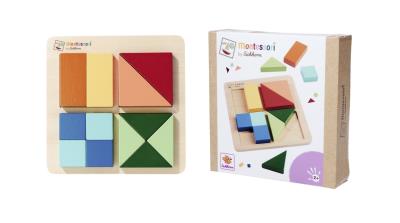 Opakowanie Puzzle o różnych kształtach Montessori Eichhorn