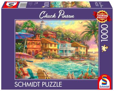Opakowanie Puzzle PQ 1000 Chuck Pinson Życie na wyspie G3
