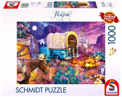 Opakowanie Puzzle PQ 1000 Jeff Haynie Biwak na Dzikim...
