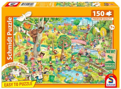 Opakowanie Puzzle PQ 150 Szczęśliwe dzieci, szczęśliwa...G3