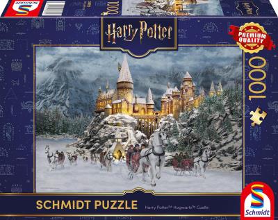 Opakowanie Puzzle Premium Quality Thomas Kinkade Harry Potter Hogwart zimą 1000 el 114490