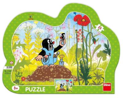 Puzzle ramkowe 25 Krecik i spodenki. Wydawca: Dino Toys. SmakLiter.pl Opakowanie Puzzle ramkowe 25 Krecik i spodenki