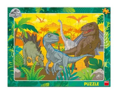Opakowanie Puzzle ramkowe Jurassic World 40el