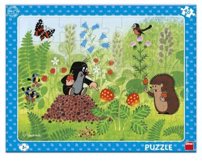 Opakowanie Puzzle ramkowe Krecik i poziomki 40el