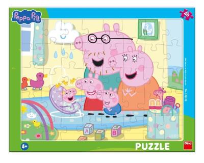 Opakowanie Puzzle ramkowe Świnka Peppa Rodzina 40el