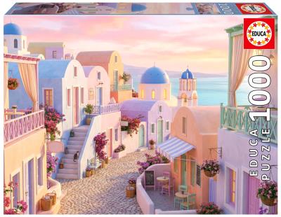 Opakowanie Puzzle Santorini /Grecja 1000 el 114104