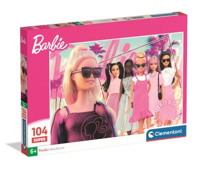 Opakowanie Puzzle Super 104 Barbie 25006
