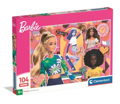 Opakowanie Puzzle Super 104 Barbie 25007