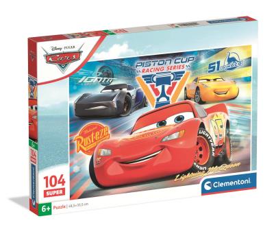 Opakowanie PUZZLE SUPER 104 EL Cars