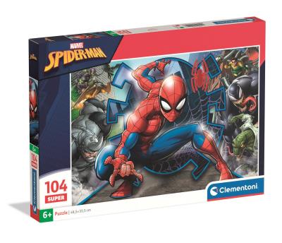 Opakowanie PUZZLE SUPER 104 EL SUPER KOLOR Spider-Man
