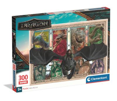 Puzzle Super 300 How to Train Your Dragon 21748. Wydawca: Clementoni. SmakLiter.pl Opakowanie Puzzle Super 300 How to Train Your Dragon 21748