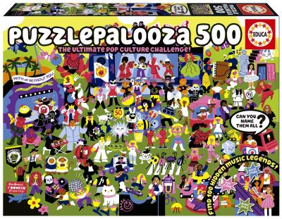 Opakowanie Puzzle The Best Of: Muzyka 500 el 114118
