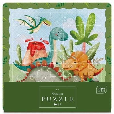 Opakowanie Puzzle w ramce 49 Friends Dinosaurs
