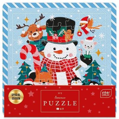 Opakowanie Puzzle w ramce 49 Snowman