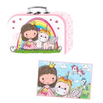 Opakowanie Puzzle w walizce Lillie i Ellie 24el