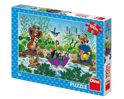 Puzzle XL 100 Krecik i parasol. Wydawca: Dino Toys. SmakLiter.pl Opakowanie Puzzle XL 100 Krecik i parasol