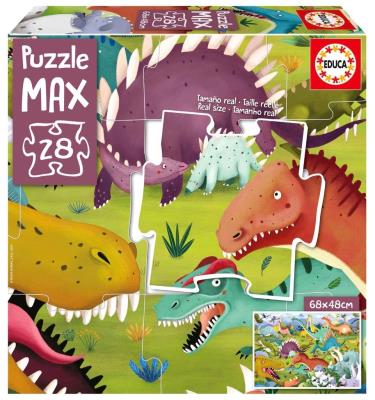 Opakowanie Puzzle XL 28 Dinozaury