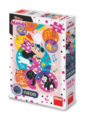 Puzzle XL świecące w ciemności Myszka Minnie 100el. Wydawca: Dino Toys. SmakLiter.pl Opakowanie Puzzle XL świecące w ciemności Myszka Minnie 100el