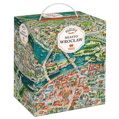 Puzzlove CzuCzu Miasto Wrocław 1000el. Wydawca: Bright Junior Media. SmakLiter.pl Opakowanie Puzzlove CzuCzu Miasto Wrocław 1000el