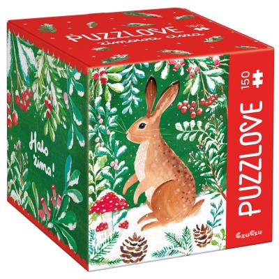 Puzzlove CzuCzu Zima Cisza 150el. Wydawca: Bright Junior Media. SmakLiter.pl Opakowanie Puzzlove CzuCzu Zima Cisza 150el
