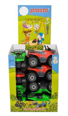 Quad 26 cm display, 2 kolory zielony/czerwony PLASTO. Wydawca: Tactic. SmakLiter.pl Opakowanie Quad 26 cm display, 2 kolory zielony/czerwony PLASTO