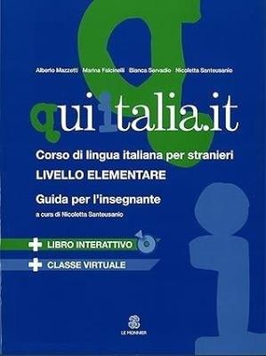Okładka książki Qui Italia.it livello elementare przewodnik me