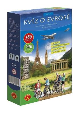Quiz o Europie mini CZ/SK ALEX. Wydawca: Alexander. SmakLiter.pl Opakowanie Quiz o Europie mini CZ/SK ALEX
